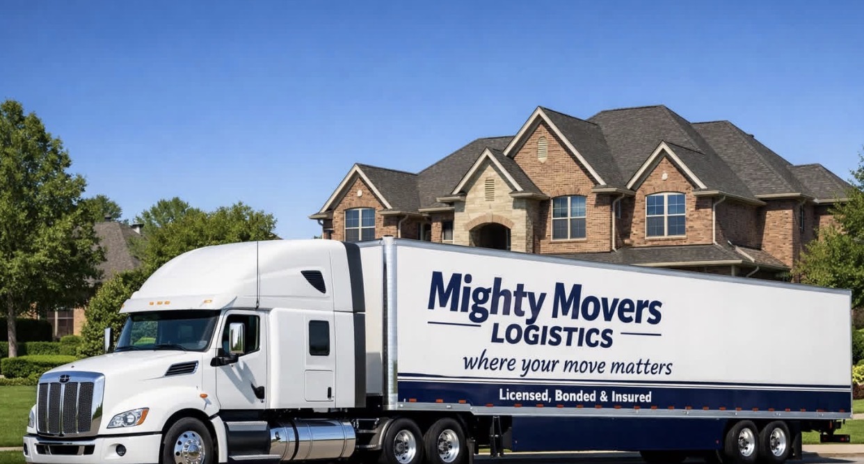 Mighty Movers Logistics offers residential estate moving services in Sugarland, Texas.