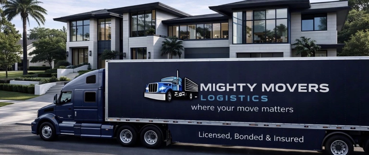 Mighty Movers Logistics executing an estate relocation to San Antonio, Texas.
