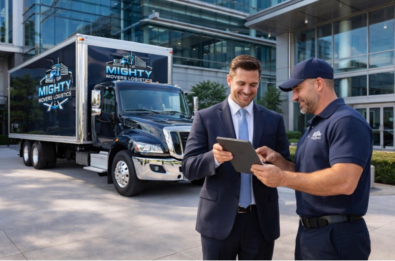 Mighty Movers Logistics provides office relocation services in Dallas, Texas.